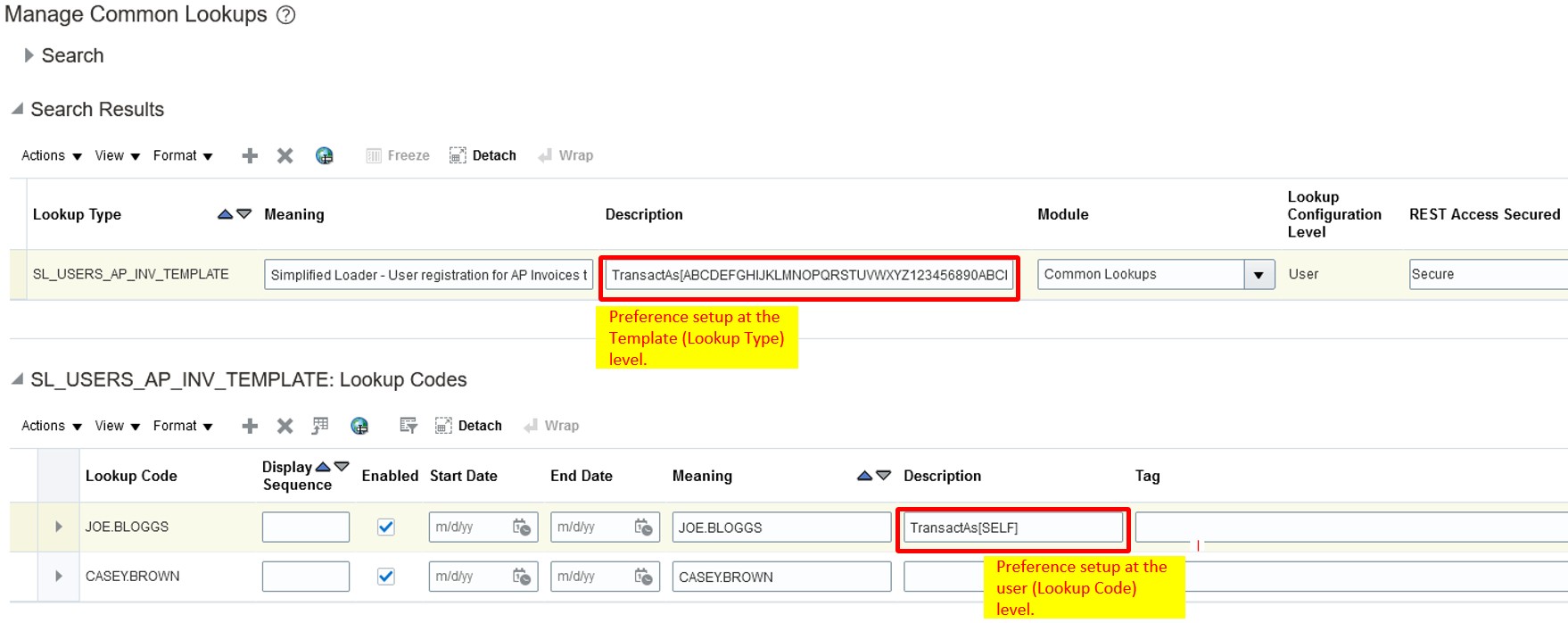 Override Preference - Simplified Loader Excel for Oracle Fusion Cloud ERP